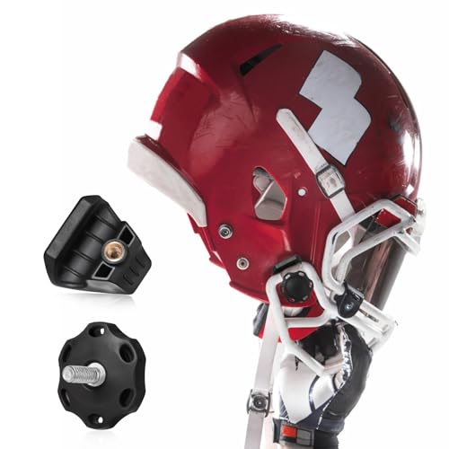 JIEYAO 2 Set Football Visor Clips, Football Helmet Screws Fasteners, Football Helmet Clip Quick Connect and Release Football Visors Replacement Screws Football Helmet Accessories- Universal Fit