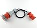 Produktbild NWP CEE Adapter 32A Stecker auf 63A Kupplung Starkstrom - 1m Anschlusskabel - IP44-5x6mm² Gummischlauchleitung