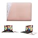 WALNEW Sleeve for Dell XPS 13"-Protective Dell Sleeve Case Dual Pocket for 13" Dell XPS New 13" Dell XPS 13" 2-1 Cover Bag (Pink)