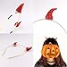 Olen Devil Pitchfork with Devil Horns Headband Set Halloween Costumes Decorations for Kids Adults