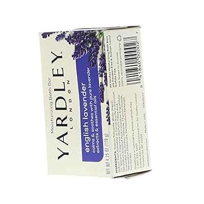 Yardley English Lavender Bath Bar 4oz, 2 Count