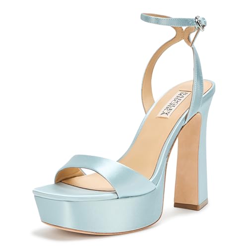 Badgley Mischka's Caia Platform, Mist, 6.5