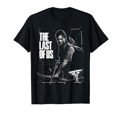 The Last of Us Ellie Readys Bow Black And White Portrait T�V���c