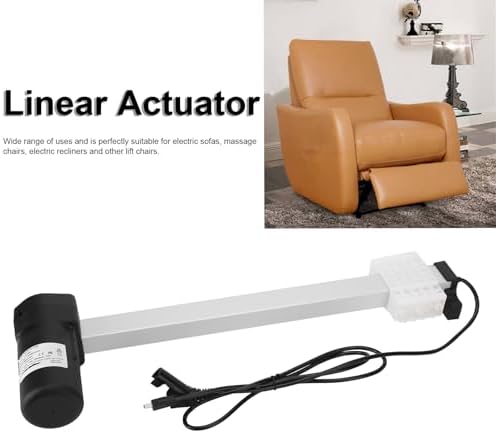Yctze Electric Linear Actuator, DC 29V 333mm 1000N Heavy Duty Stroke Recliner Lifter Controller Electric Stroke Linear Actuator DC Motor and Stroke for Recliner TV Table