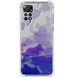 Tumundosmartphone Cover Silicone Anti Colpi per Xiaomi Redmi Note 11 Pro/11 Pro 5G Disegno Acquerello 09 Disegni