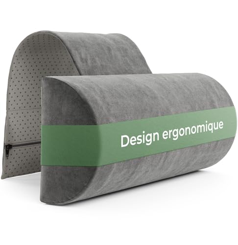 Oreiller orthopédique cervicales, coussin de nuque et appui tete, repose tete pour fauteuil salon, coussin pour canapé relax, cale cou ergonomique mousse,...