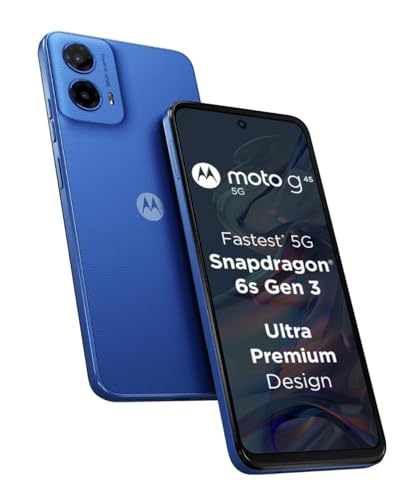 Motorola G45 5G (Brilliant Blue, 8GB RAM, 128GB Storage) view 1