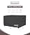 ULTCOVER Rectangular Gas Fire Pit Table Cover 44x28 inch Waterproof Heavy Duty Firepit Cover, Black