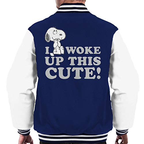 Blouson universitaire Peanuts Snoopy veste homme style collège