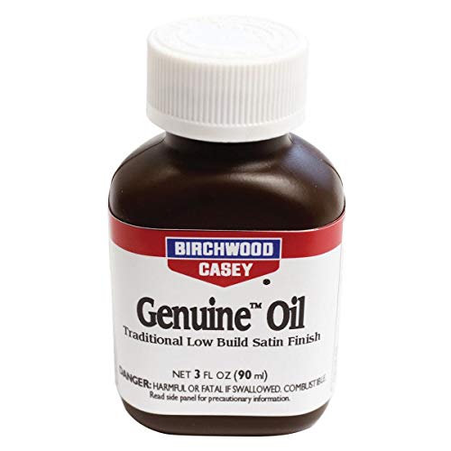 Birchwood Casey Easy-to-Use Fast-Drying Genuine Oil Gun Stock Finish for Traditional Low Built Satin