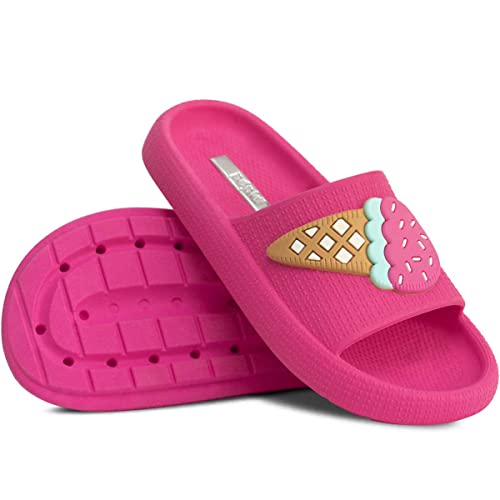 Chinelo Slide Nuvem Feminino Moda Infantil Sandalia 12.54 (27/28, Rosa Pink)