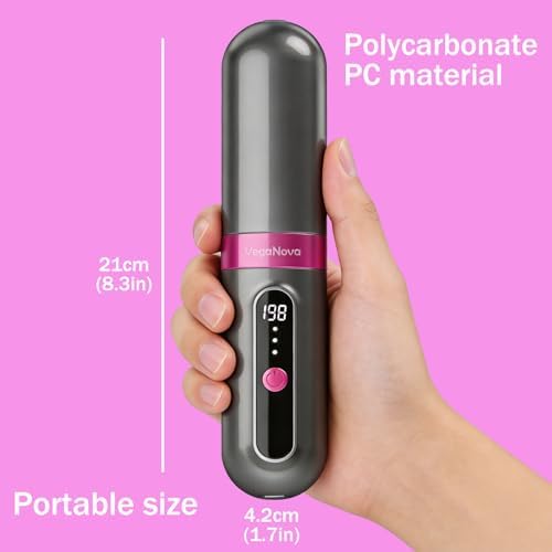 Portable Cordless Hair Straightener Brush with Protective Dust Cover, 3 Heat Levels & Fast Heating, Enhanced Ionic Straightening Brush for Travel. — view 6