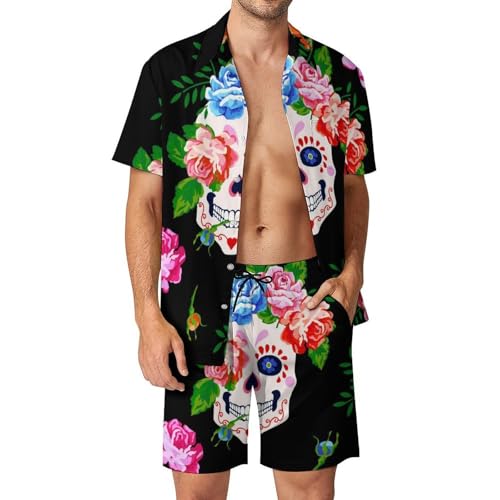 Chemise Hawaïenne Homme ensemble short et pantalon contre la transpiration
