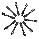 OATIPHO 10 Stück Verstellbarer Maskenhalter Elastische Verlängerung für Ohrmasken Langlebige Maskenaccessoires aus Flexiblem Rutschfeste Schnalle für Optimalen Sitz