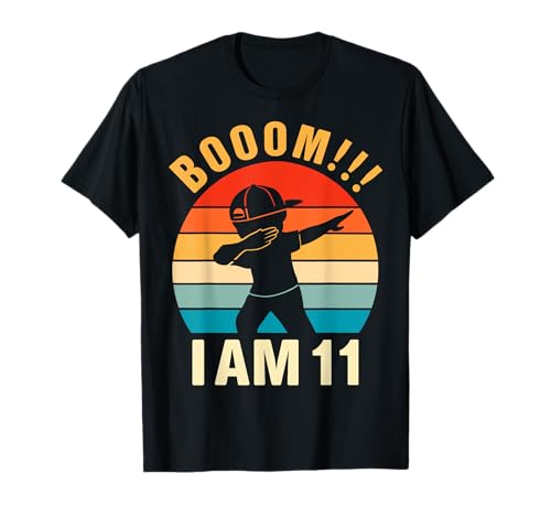 Dabbing - Camisa de cumpleaños de 11 años para niños Camiseta