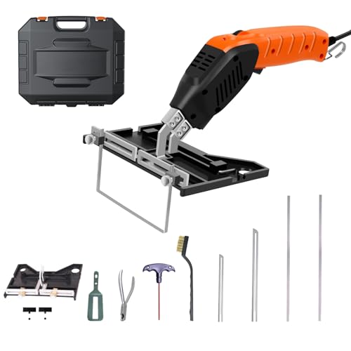 Air Cooled, Electric Hot Knife - Foam Cutting Tool with Blades & Accessories Use Foam Cutter for Engraving and DIY Handmade