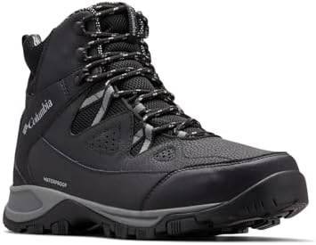 Columbia Mens Liftop III Waterproof Snow Boot, Black/Titanium Grey Steel, 11