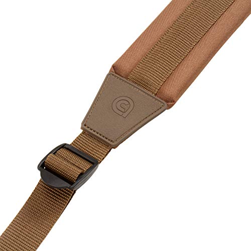 Allen Company Standard Lightweight Padded Sling With Heavy Duty Swivels Endura Foam, 1 Inch Web Strap, 500 Lbs Break Strength Swivels, Tan, One Size #TOP3