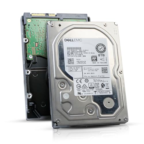 Dell/Western Digital Ultrastar DC HC320 HUS728T8TAL5200 0B36416 8TB 7.2K RPM SAS 12Gb/s 512e 256MB 3.5in Enterprise Hard Drive