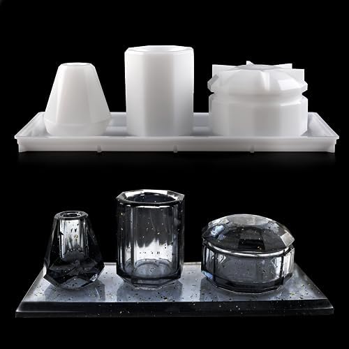 Epoxidharz Silikonform Für Vasen - Wiederverwendbare DIY Gießform Für Harzprojekte