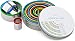 Natizo 12 Piece Round Stainless Steel Cookie Cutter Set - Size On Every Cutter - Silicone Tops