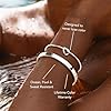 Gokeey Silver Cuff Bracelets for Women,Dainty Silver Bangles Bracelets Set for Women, Paperclip Link Chain Rope Beaded Tie Knot Bracelets Stack Chunky Jewelry #4