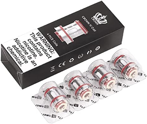 Uwell Crown 4 Coils 4 Pack Mesh No Nicotine No Tobacco Amazon De Health Personal Care