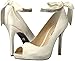 NINA Shoes Karen Women's Elegant Steel Satin High Heel Open-Toe Pumps with Ankle Strap - Ideal for Wedding and Formal Events