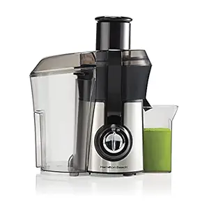 Hamilton Beach Pro Juicer Machine, Big Mouth Large 3? Feedchute, Easy to Clean, Centrifugal, BPA Free, 800W (67608A), Silver