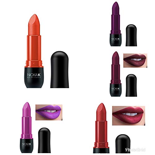 Nicka K New York True Matte Lipstick Variety Set Of 5 Flirtatiously Shades #TOP7