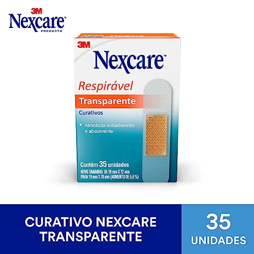Nexcare, 3M, Curativos Transparentes, 35 unidades