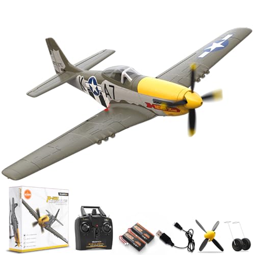 VOLANTEXRC volantexrc Brushless RC Plane, 4CH Remote Control Airplane for Adults