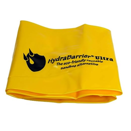 Best Sandbag Alternative - Hydrabarrier Ultra 12 Foot Length 6 Inch Height. - Water Diversion Tubes That Are the Lightweight, Re-usable, and Eco-friendly (Single Unit)