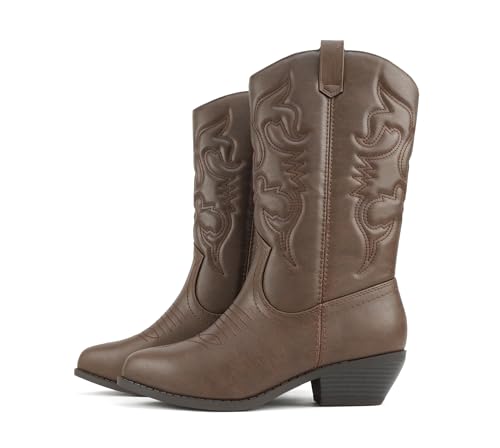Image of Soda Women's Rodeo Western Pointed Toe Cowboy Boots