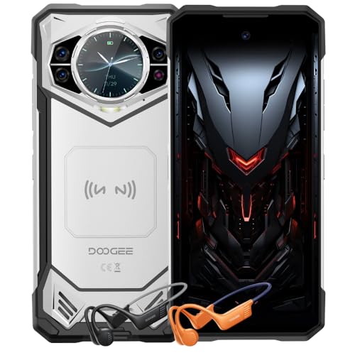 DOOGEE S200 5G VIP Edition | display FHD+ 120Hz | 48GB RAM + 256GB (espandibile a 2TB) | 10100mAh con ricarica rapida da 33W | doppio schermo e fotocamera AI da 100MP | garanzia 2 anni | Argento