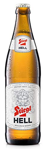 Jetzt neu: Stiegl Hell | Höllisch bierig | 18 x 0,5l Flaschen-Bier | Alkohol 4,5% vol Cover