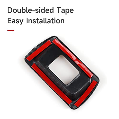Image of Car Headlight Switch Control Cover Decals for 2022 2023 2024 2025 2026 Honda Civic 11th Gen Accessories ABS Carbon Fiber Interior Stickers