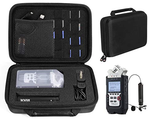 Professional Portable Recorder Case with DIY foam inlay for ZOOM H1, H2N, H5, H4N, H6, F8, Q8 Handy...