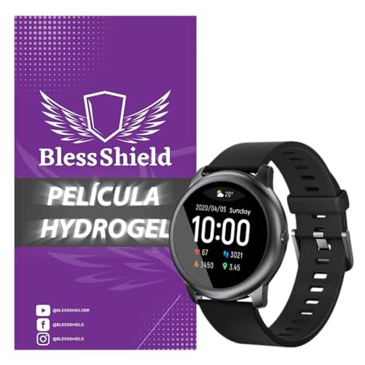 Película Smartwatch Watch LS05 Haylou Hidrogel BlessShield - Cobertura Total (3 unidades)