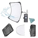 Come with the honeycome grid softbox,