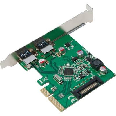 Carte USB 3.2 Gen 1 LogiLink PC0080 d'extension interne PCIe