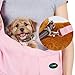 Ownpets Hundetragetasche, Tragekraft bis 15kg, Tragetuch Hund, Hundetasche mit verstellbarem Schultergurt, Aktivitäten im Freien und Ausflüge, Rosa
