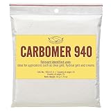 CARBOMER 940 Powder – Cosmetic Grade Gel Thickener for Gels, Creams & Serums – CARBOPOL 940 Rheology Modifier for DIY Skincare & Cosmetic Formulation – 50 g (1.76 oz)
