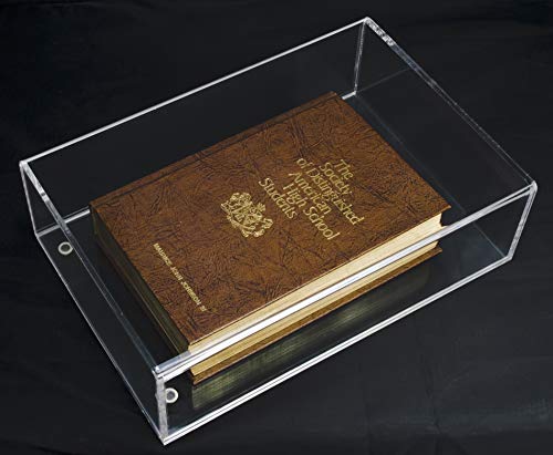 Better Display Cases Clear Acrylic Book Display Case 12.75" X 3.75" X 8.87" With Wall Mount (A020-Cb-Vwm) #TOP2
