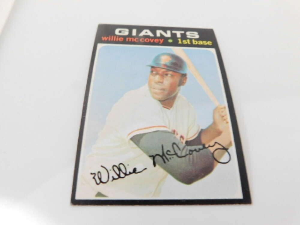 1971 Topps Baseball Series 1#50 Willie McCovey San Francisco Giants Set Break 1 (See Photos for Actual MLB Trading Card you will receive)