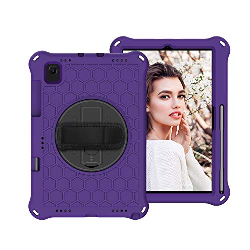 Coque Samsung Tab S6 Lite antichoc avec support rotatif et poignée
