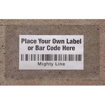 Mighty Line Clear Label Protectors, 100 ct, 6 in Wide x 10 in Long