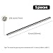 Tynulox 5Pcs 304 Stainless Steel Round Rod, 3/16