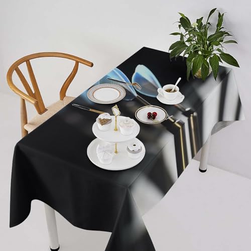 Nappe de table imperméable anti-tache en polyester 300D robuste pour repas - 3