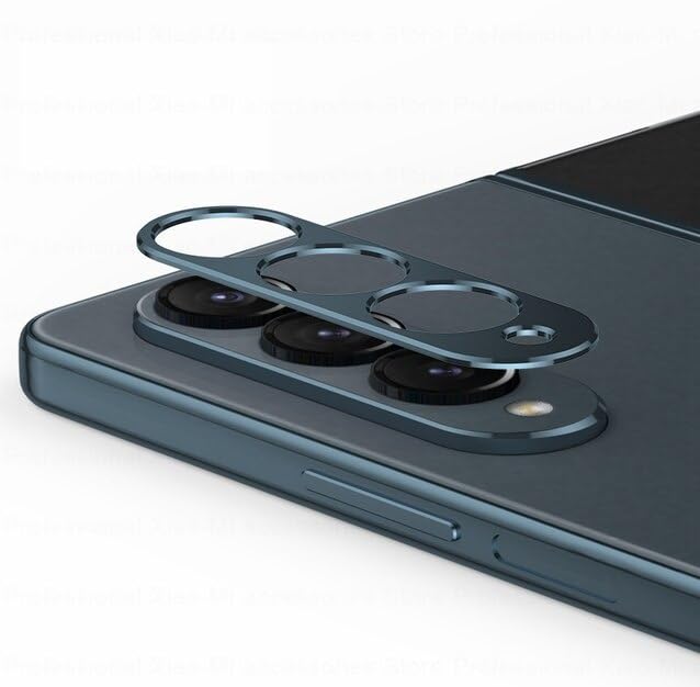 Midkart Aluminum Alloy Camera Lens Protector Compatible With Samsung Galaxy Z Fold 3 Anti-Scratch Bubble-Free Camera lens Protector, Green